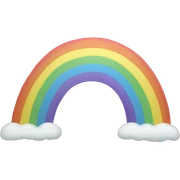 Pastell Rainbow sticker