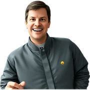 smiling boy in jacket sticker