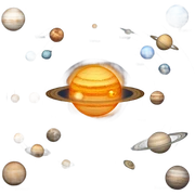 Solar system  sticker