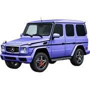Periwinkle G Wagon AMG sticker