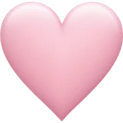 Light pink heart  sticker