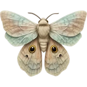Moth sticker