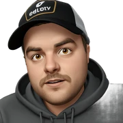 casual portrait of a man sticker