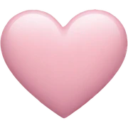 Pastel pink heart sticker