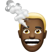 smoking emoji sticker