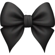 black bow sticker