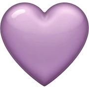 mauve heart sticker