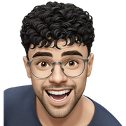 smiling male portrait outdoors sticker