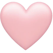pastel pink heart sticker