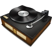 Record player sticker