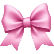 Pink bow  sticker