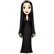 Morticia Addams sticker