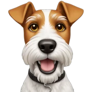 Fox terrier sticker