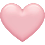 Pastel pink heart sticker