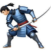 Samurai Defender sticker