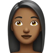 Woman look mirror face sticker