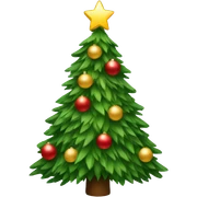 christmas tree sticker