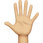 T with Hands sticker