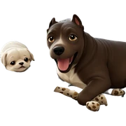 cozy dog on bed indoors sticker