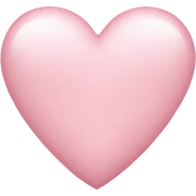 Light pink heart sticker