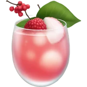 lychee cocktail sticker
