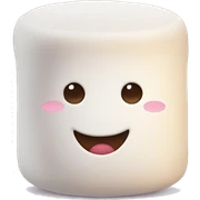 marshmallow sticker