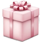 Light pink Christmas gifts under a white Christmas tree  sticker