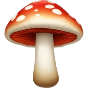  mushroom red sticker