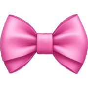 Pink bow sticker