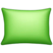 Green pillow  sticker