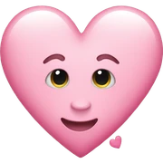 Pink hearts sticker