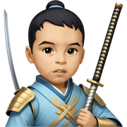 Elegant Samurai sticker