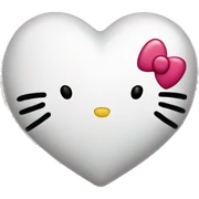 hello kitty heart sticker