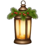 christmas-lantern-with-decoration sticker