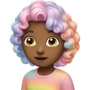 Pastel rainbow sticker