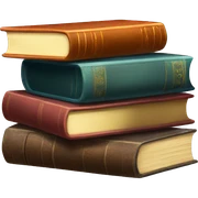 Vintage Book Stack sticker