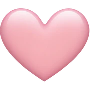 Light pink heart  sticker