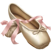 worn down pointe shoes sticker