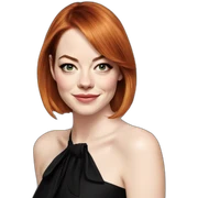 Emma stone sticker