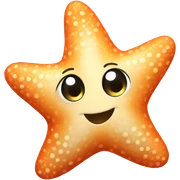 Starfish sticker