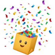 confetti sticker