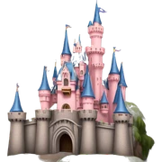 Sleeping beauty castle sticker
