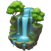 water fall sticker