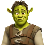 shrek and donkey sticker