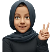smiling girl in scarf sticker
