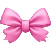 pink bow sticker