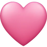 Pink heart sticker