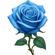 Blue Rose sticker