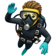scuba diving sticker