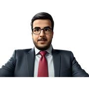 formal attire with glasses sticker